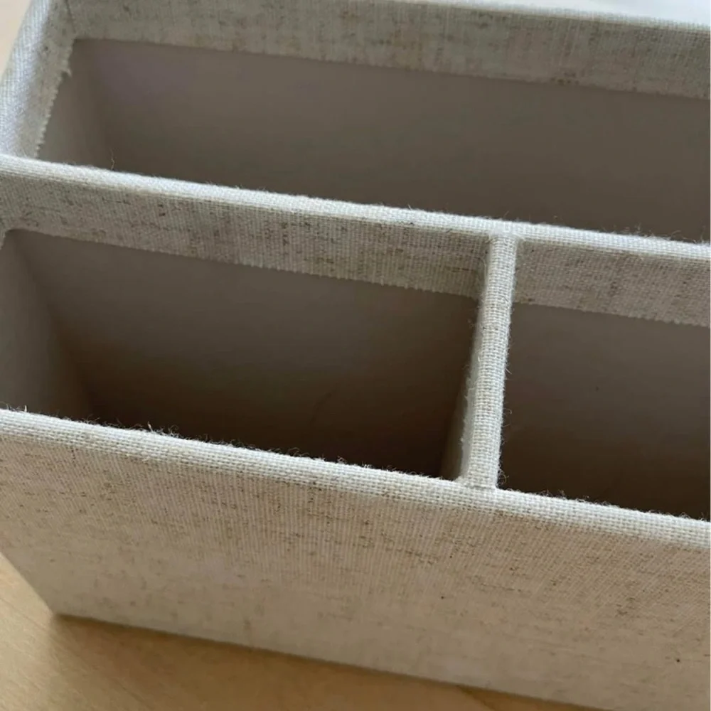 Linen Desk Storage Organizer